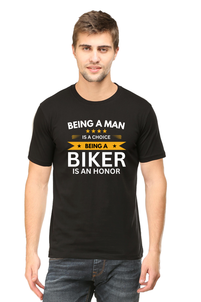 Being A Biker Is An Honour : Biker T-Shirt