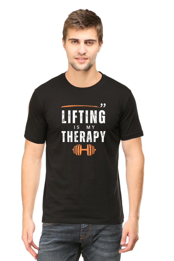 Lifting Is My Therapy: Gym T-Shirt