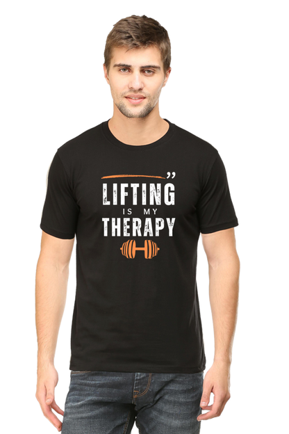 Lifting Is My Therapy: Gym T-Shirt
