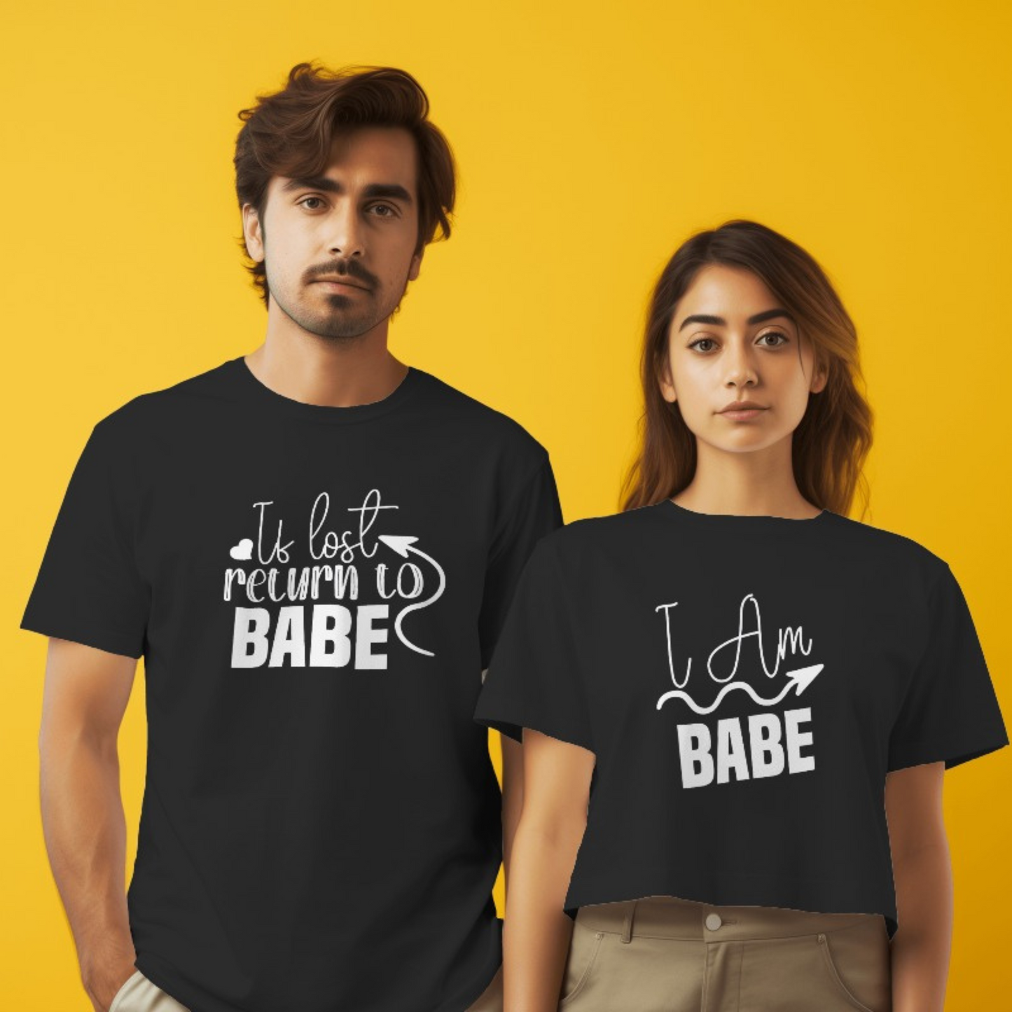 If Lost Return To Babe: Couple T-Shirt